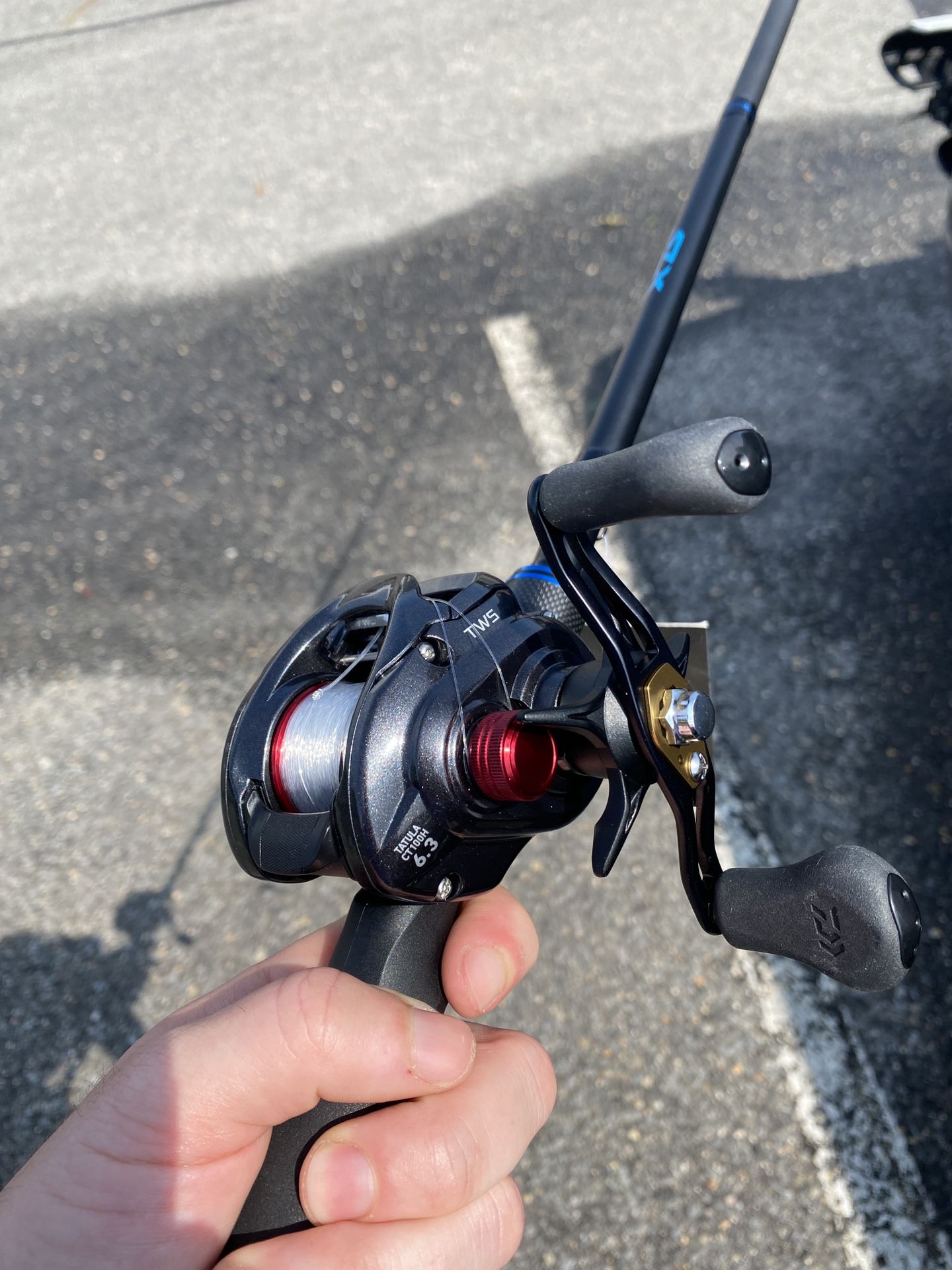 Daiwa Tatula Ct100h baitcaster & Shimano SLX Rod