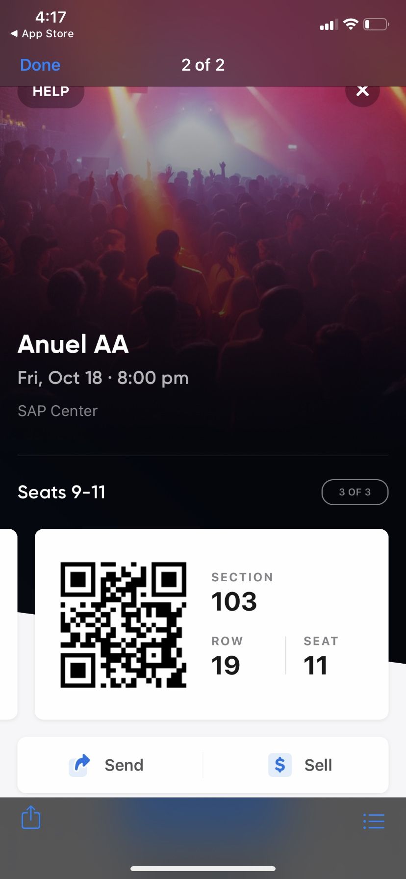 Anuel AA ticket 150$