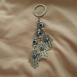 Evil eye Keyring Charm 
