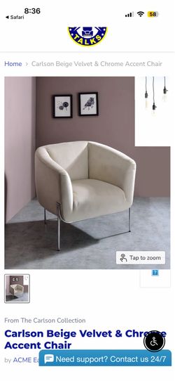 2 acme Carlson chairs