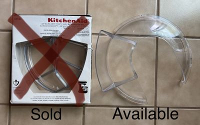KitchAide Mixer Pouring Shield
