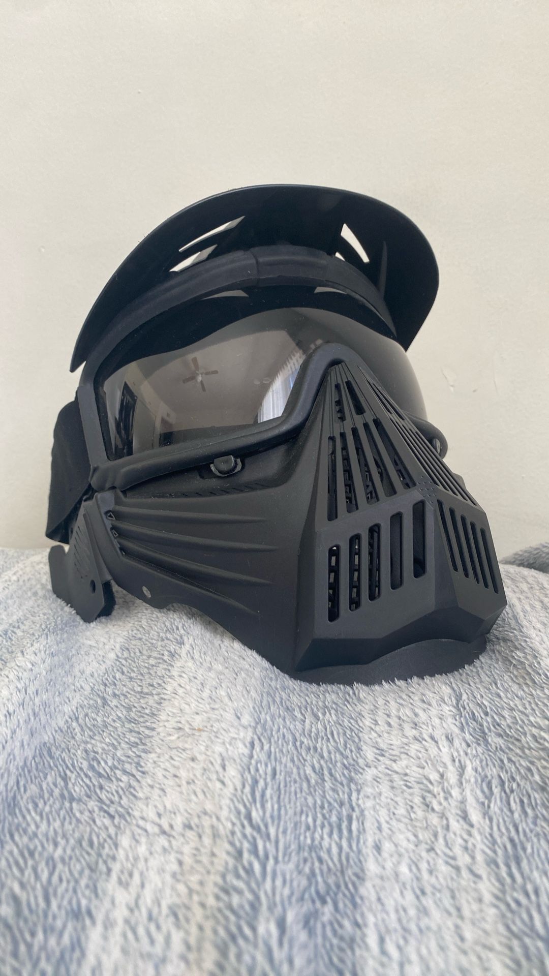 Black Paint Ball Mask
