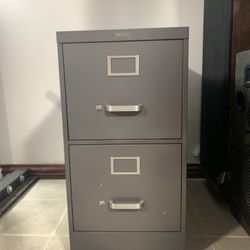 Metal file cabinet