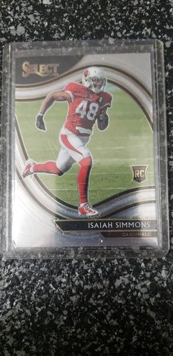 2021 ISAIAH SIMMONS PANINI SELECT FIELD LEVEL ROOKIE CARD