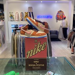 Nike Dunk Mid Social Status Free Lunch Chocolate Milk