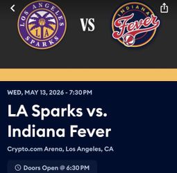 Los Angeles Sparks vs Indiana Fever