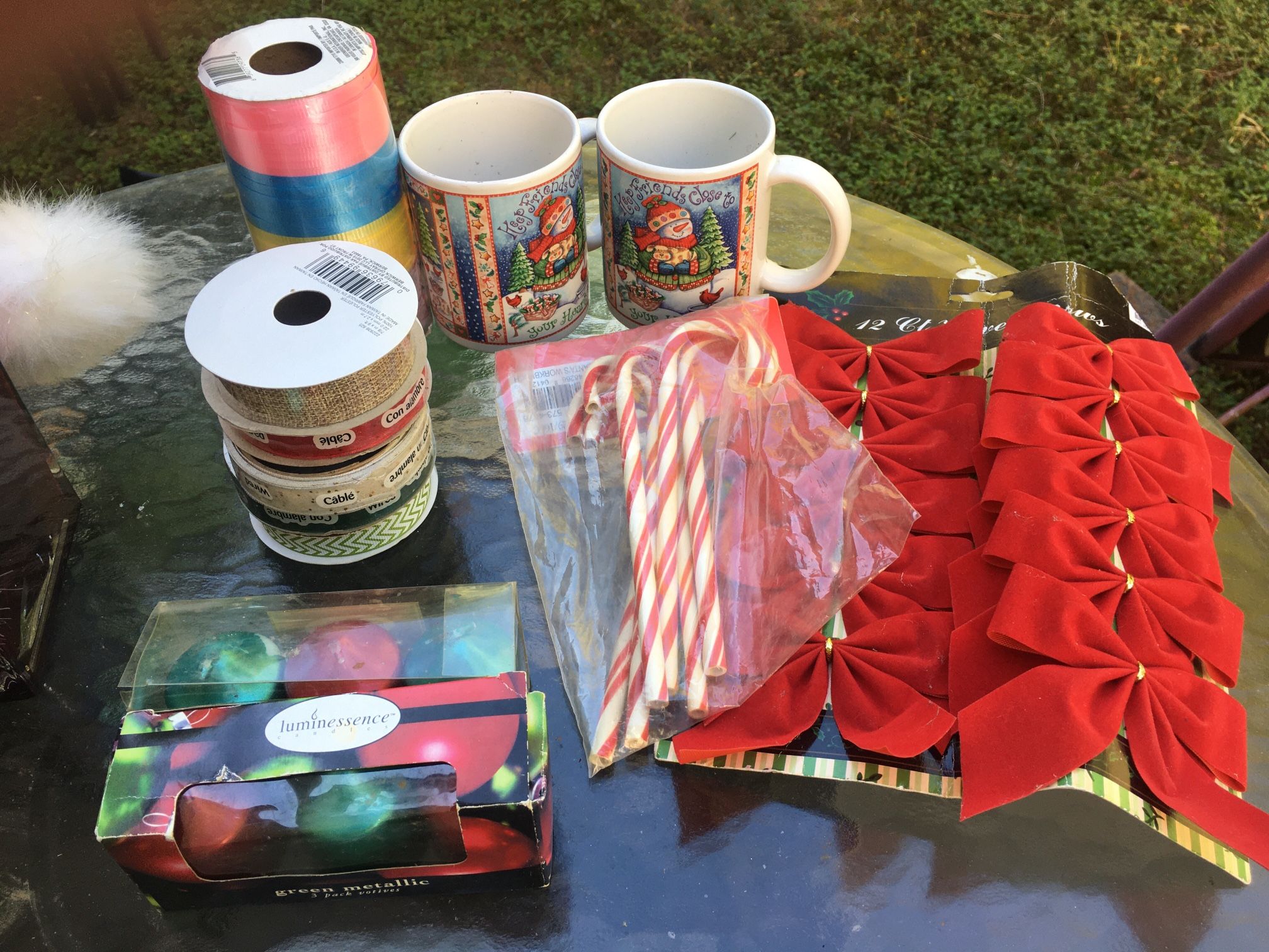 New Bows, Candles, Mugs , Ribbons