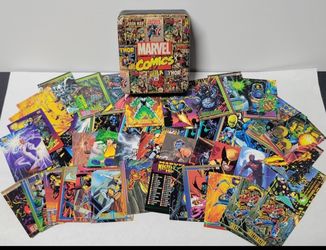 Marvel Comics Trading Cards and Wallet
