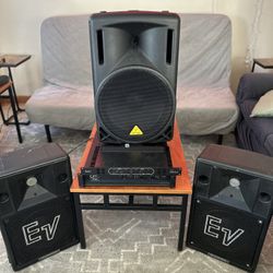3 Speakers w/ 2 Amplifiers