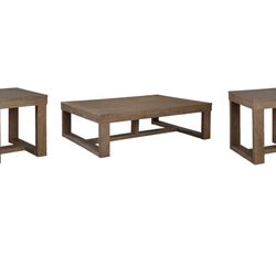 Coffee / 2 End Table Set 