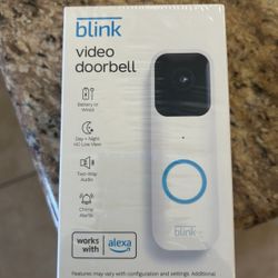 Blink Doorbell Camera Brand New 