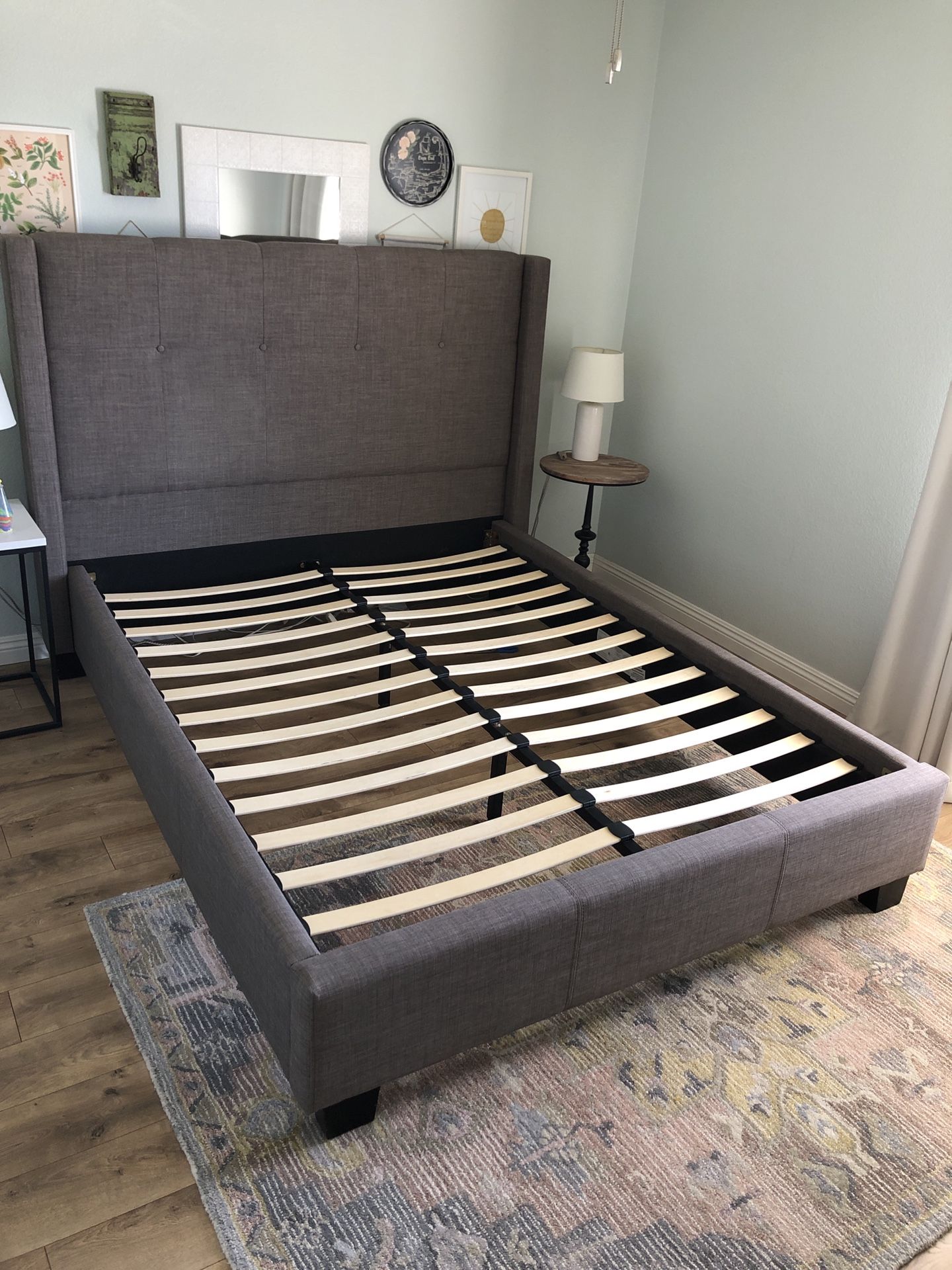 Bed Frame And Headboard (queen)