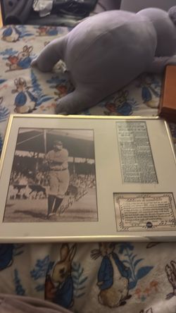 1930 babe Ruth signed autograph