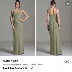 Sage Green Formal Dress