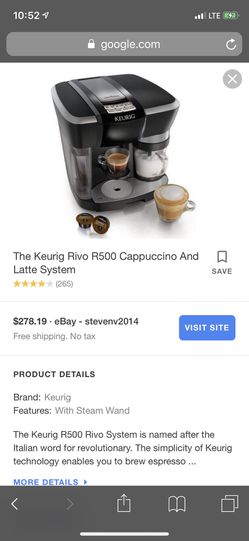 Keurig Rivo espresso cappuccino maker brand new in box never used !