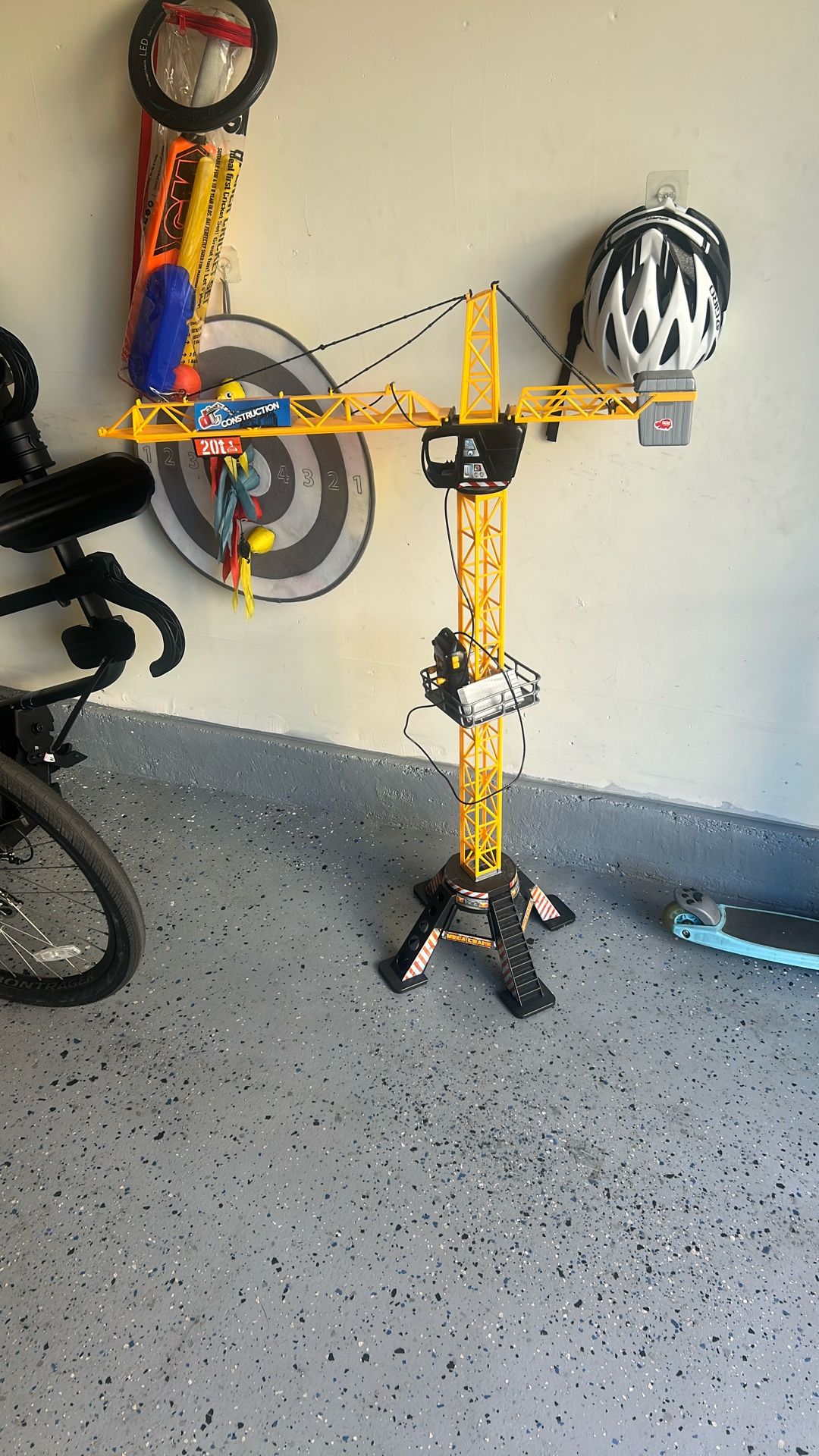 Dickie Toys 48" Mega Crane and Truck Vehicle and Playset