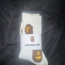 BAPE Ape Head Pattern Socks