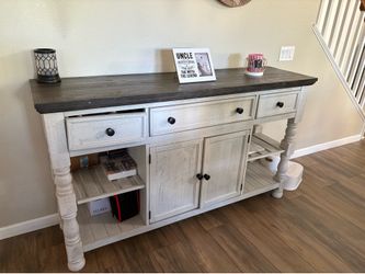 Buffet table