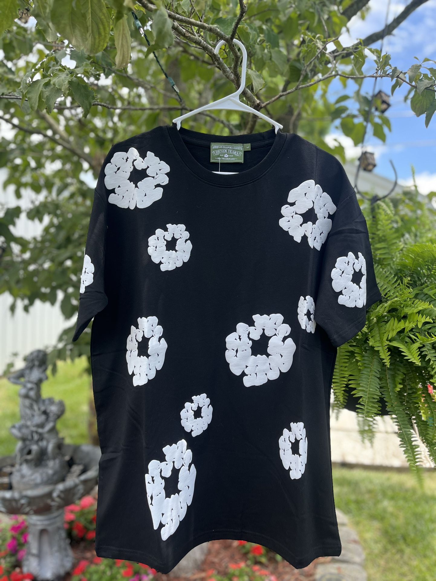 Mens Denim Tears Cotton Wreath Tee Size Large
