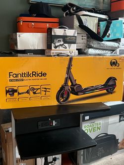 New FanttikRide C100 Pro Kids Electric Scooter – Foldable, Adjustable, LED Lights