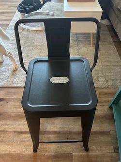 Black Metal Barstools