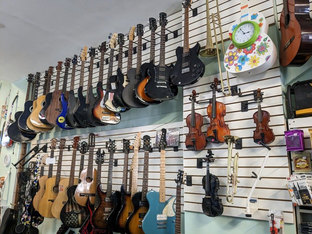 Acoustic And Electric Guitars