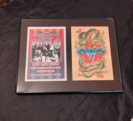 Van Halen Frame 8 inch x 10 inch GLASS NEW 