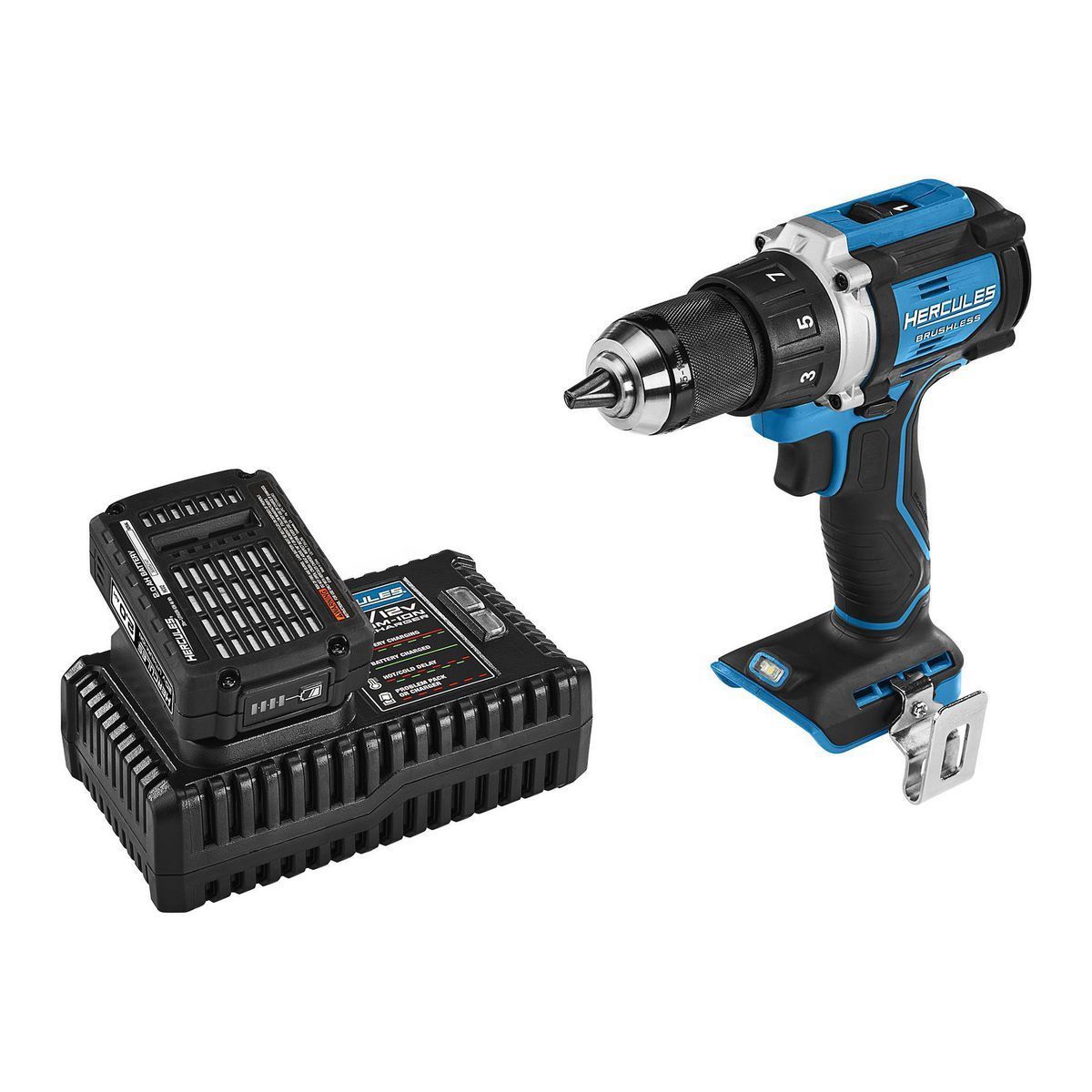 HERCULES 1/2" Brushless Drill/Driver Combo Kit HCB91K1 20V(NEW/SEALED)