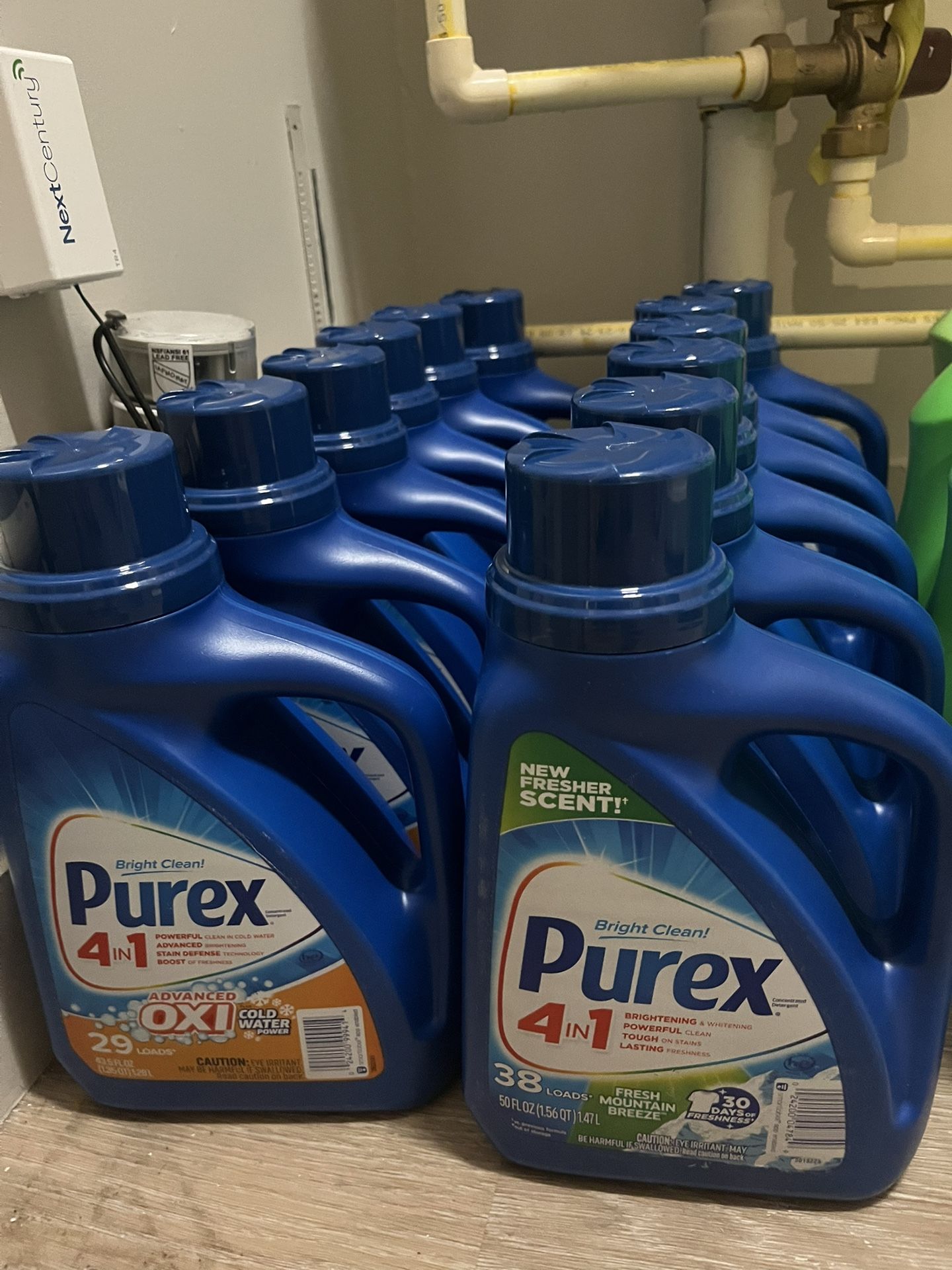 purex  laundry detergent liquid 8×$30