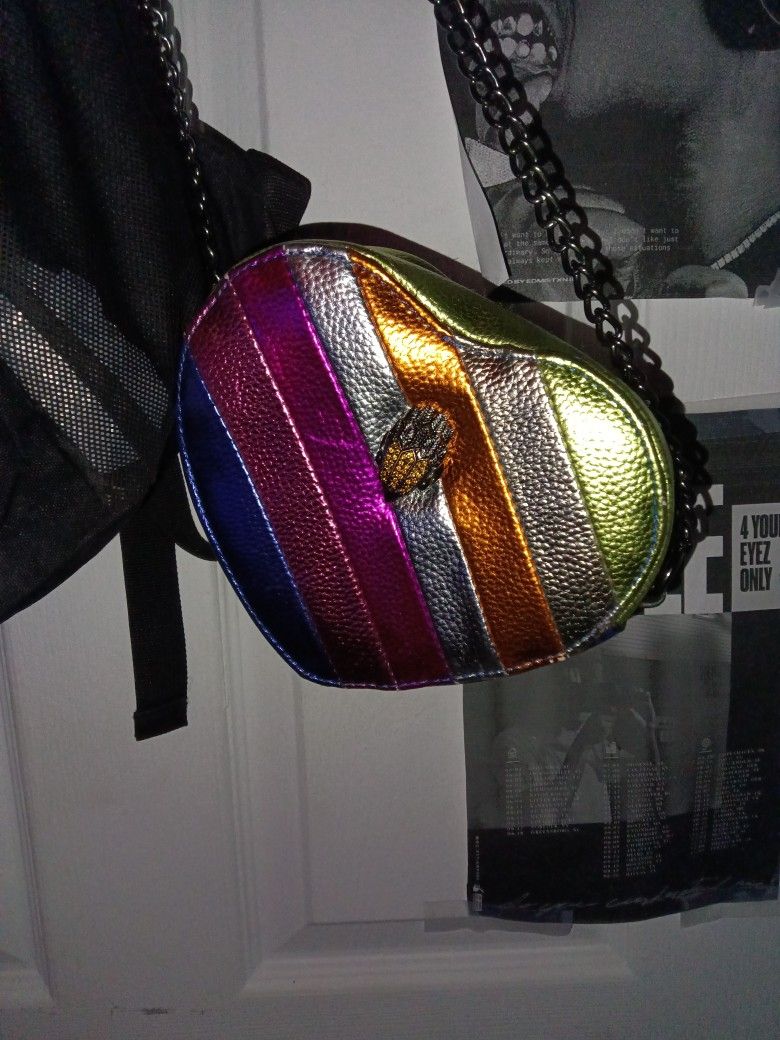 Kurt Geiger Multicolor Heart Crossbody Bag