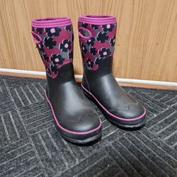 BOGS  Girl Waterproof Insulated  Rain Boots