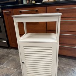 Shelf with Storage Cabinet Nightstand
