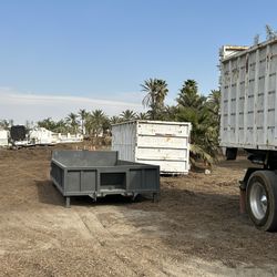 Rolloff Dumpsters/ Contenedores Para Tiera Goddamnit Cemento Paso Pavers Asphalt Ladrillos Mix 