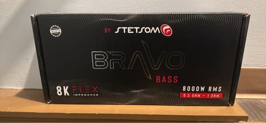 Stetsom Bravo bass flex 8k (.5-1 ohm)