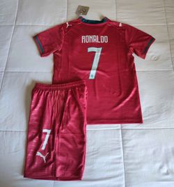 Soccer Portugal 🇵🇹 and away kids sizes  from 4 years old to 12 years old Ronaldo Portugal home world cup 2026 kids and adults Jerseys jersey Ronaldo