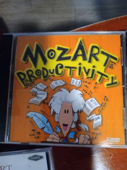 Full Mozart CDs creativity productivity thinking motivation and one Mozart CD ROM take all