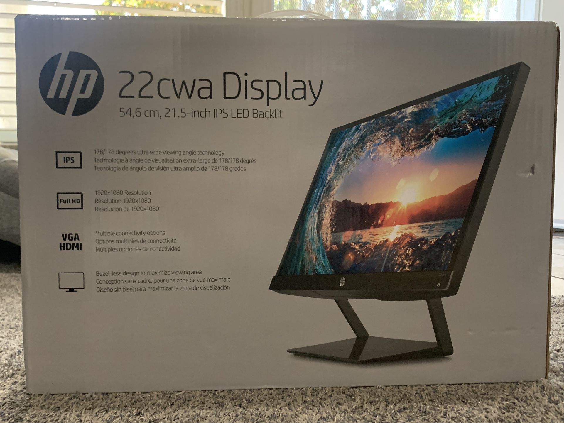 HP Monitor 22”