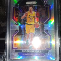 Austin Reaves prizm silver RC