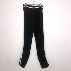 Black & White Striped Sweatpants