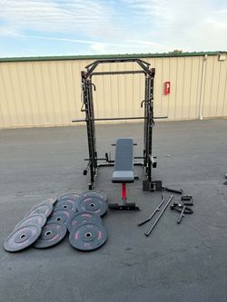 Smith Machine Power Rack Bench Weights