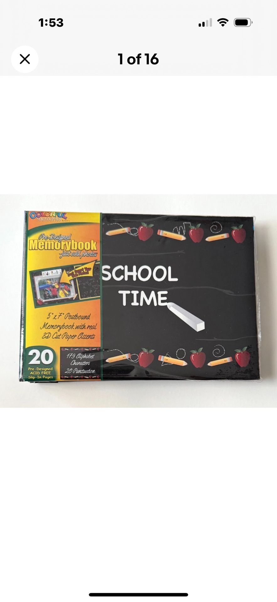 School Years Memory Photo Album