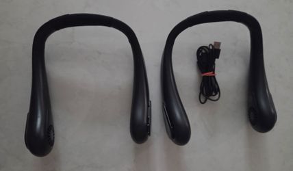 (2) COMLIFE Bladeless Neck Fans