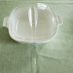 Corning Ware Blue Cornflower 1 Qt. Pan With Old Type Pinch Lid