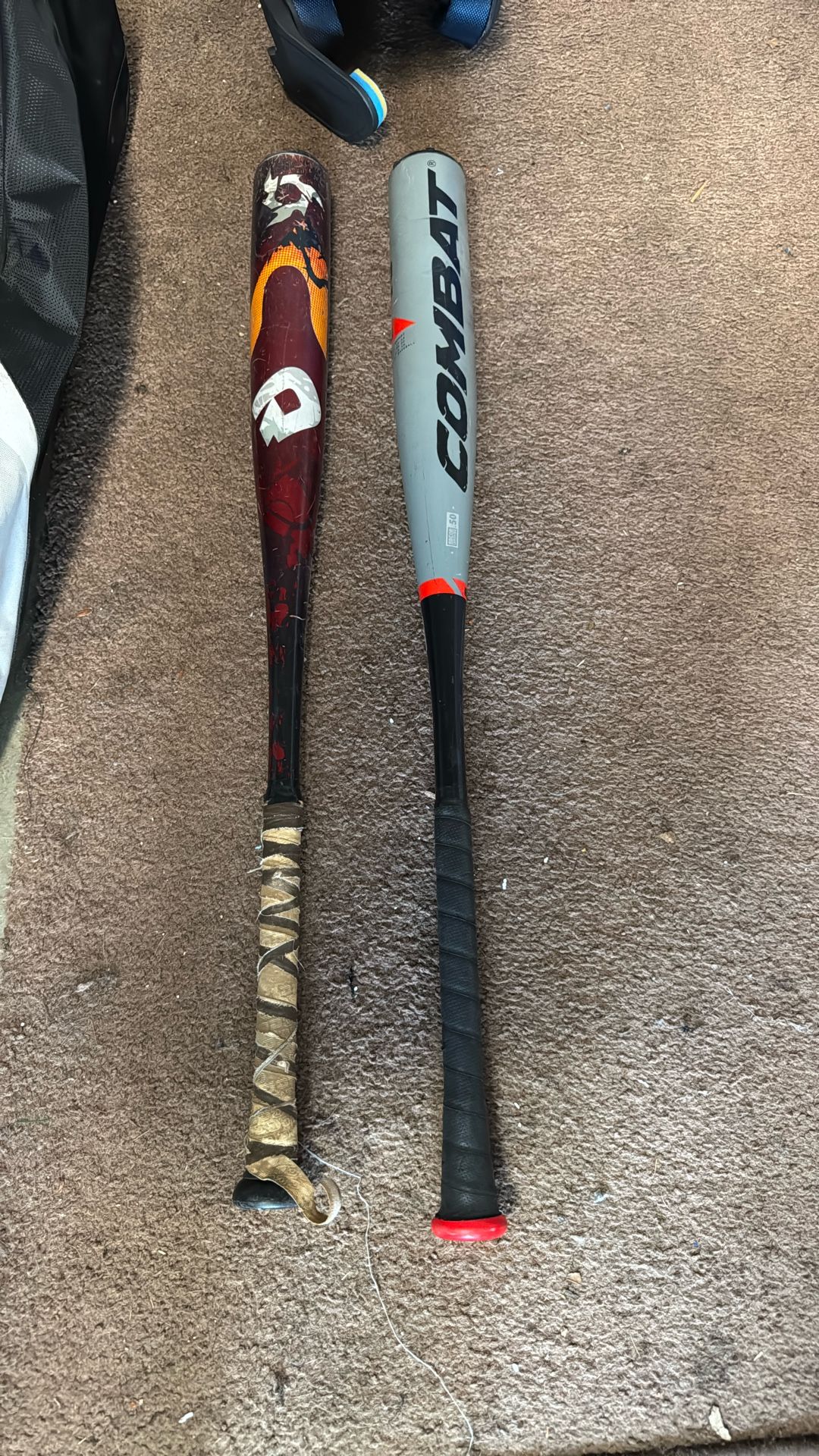 BBCOR Bat And lefty Helmet
