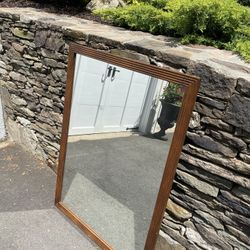 Antique Wooden Mirror