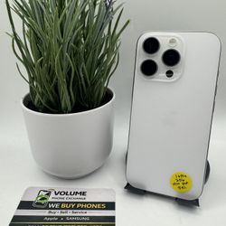 Apple iPhone 16 Pro 256gb ATT-CRICKET White Titanium Battery 94%