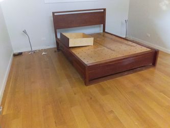 Queen side bed frame