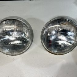  Vintage Westinghouse 5001 Safe-T-Beam 5-3/4" Headlights Pair