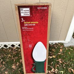 3.5 Holiday Battery White Bulb