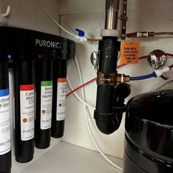 Reverse Osmosis Alkaline Water Filtration System - Under Sink RO + Alkaline Filter - New